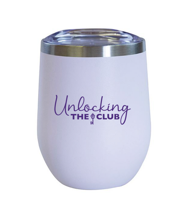Unlocking the Club 12 oz Wine Tumbler - Black