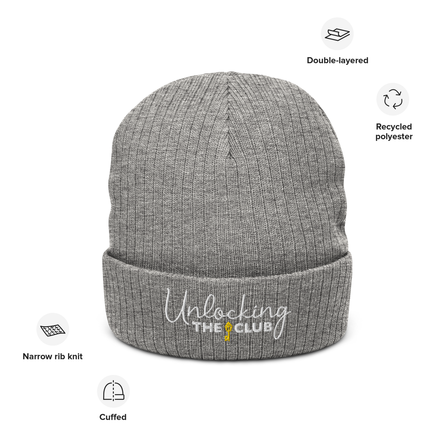 Unlocking the Club Ribbed Knit Beanie