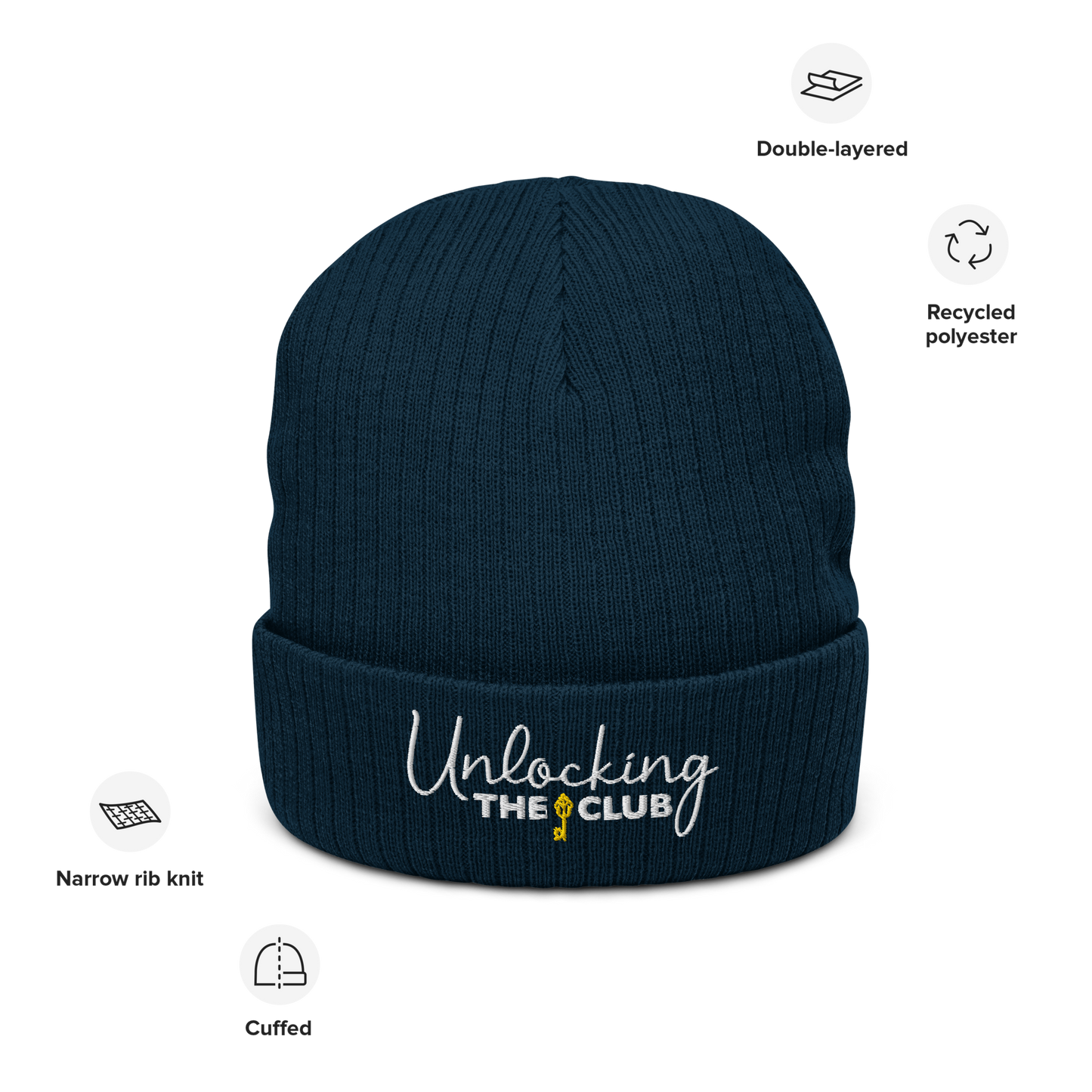 Unlocking the Club Ribbed Knit Beanie