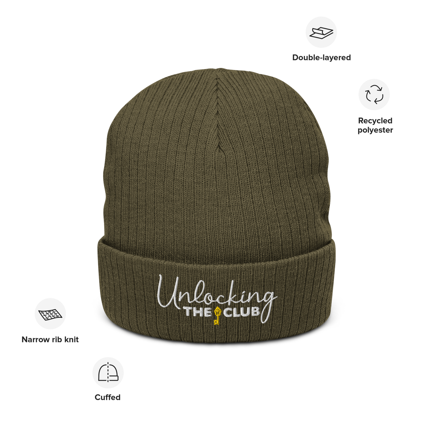 Unlocking the Club Ribbed Knit Beanie