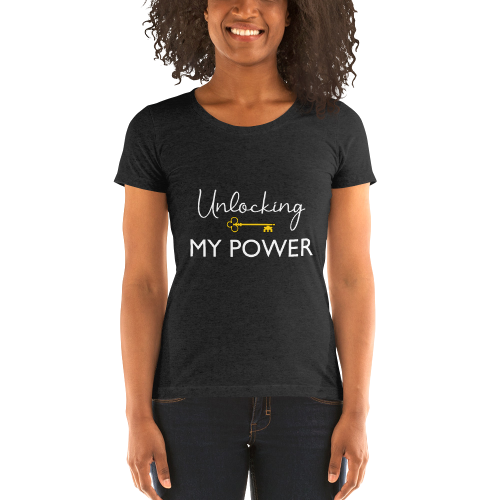 Unlocking MY POWER Ladies' short sleeve t-shirt