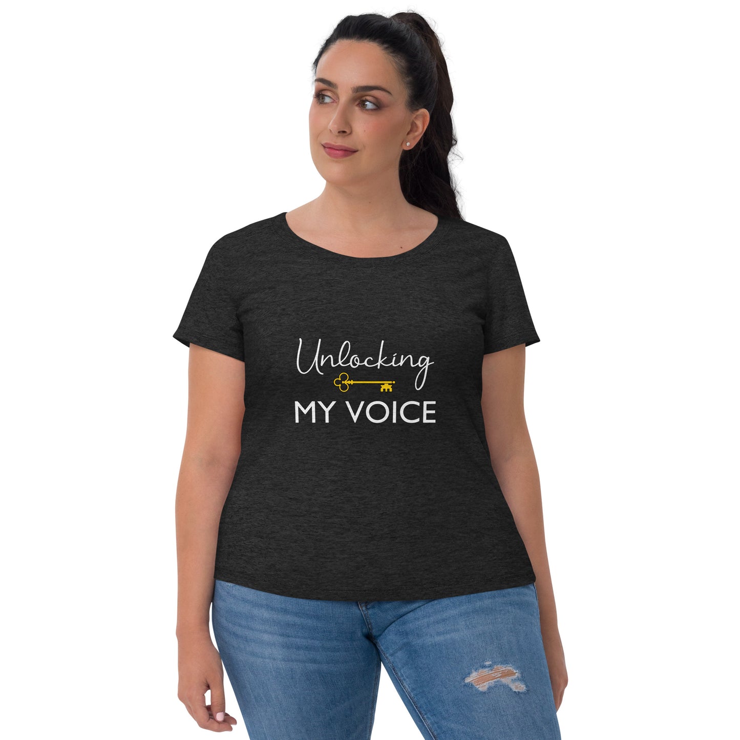 Unlocking MY VOICE Ladies' short sleeve t-shirt