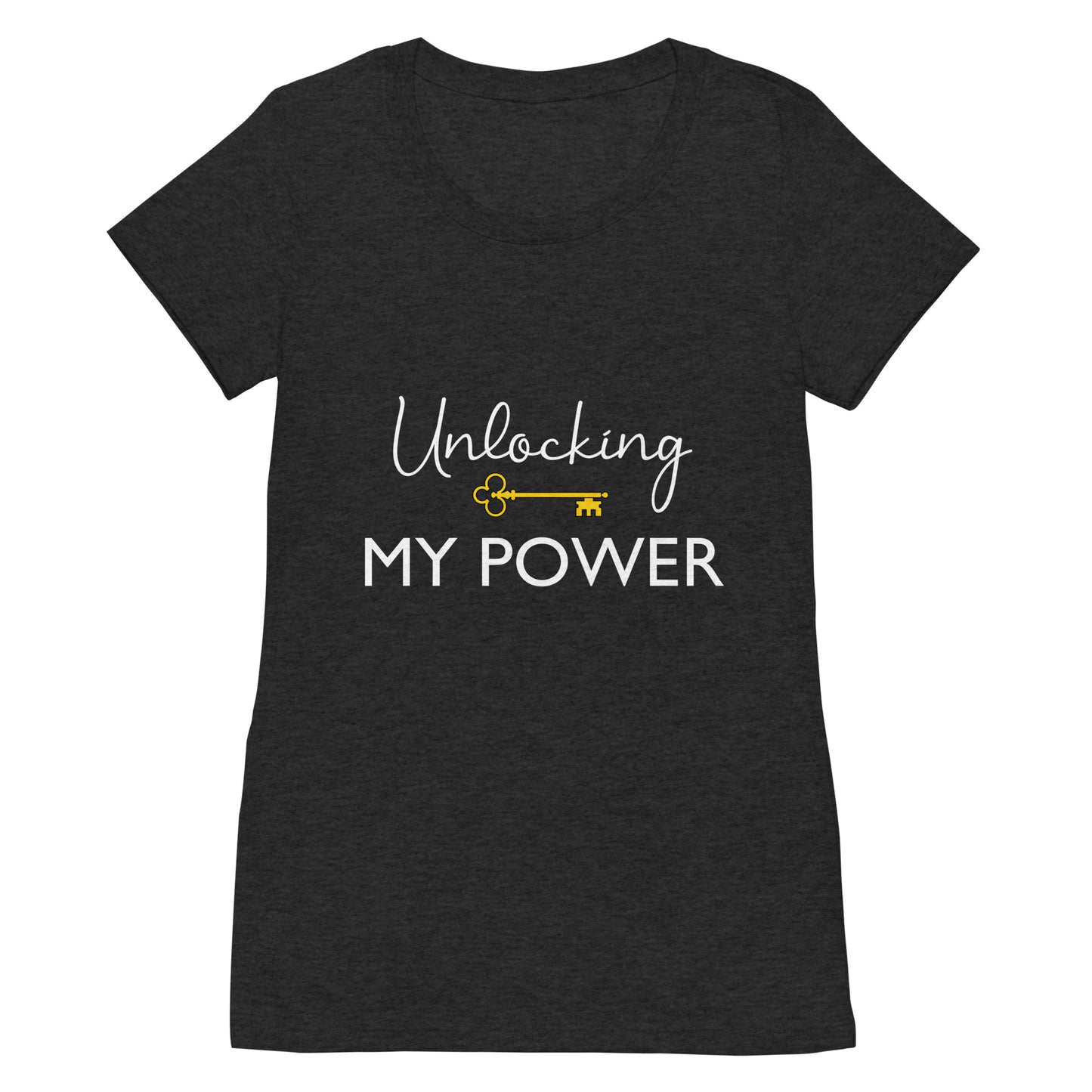 Unlocking MY POWER Ladies' short sleeve t-shirt