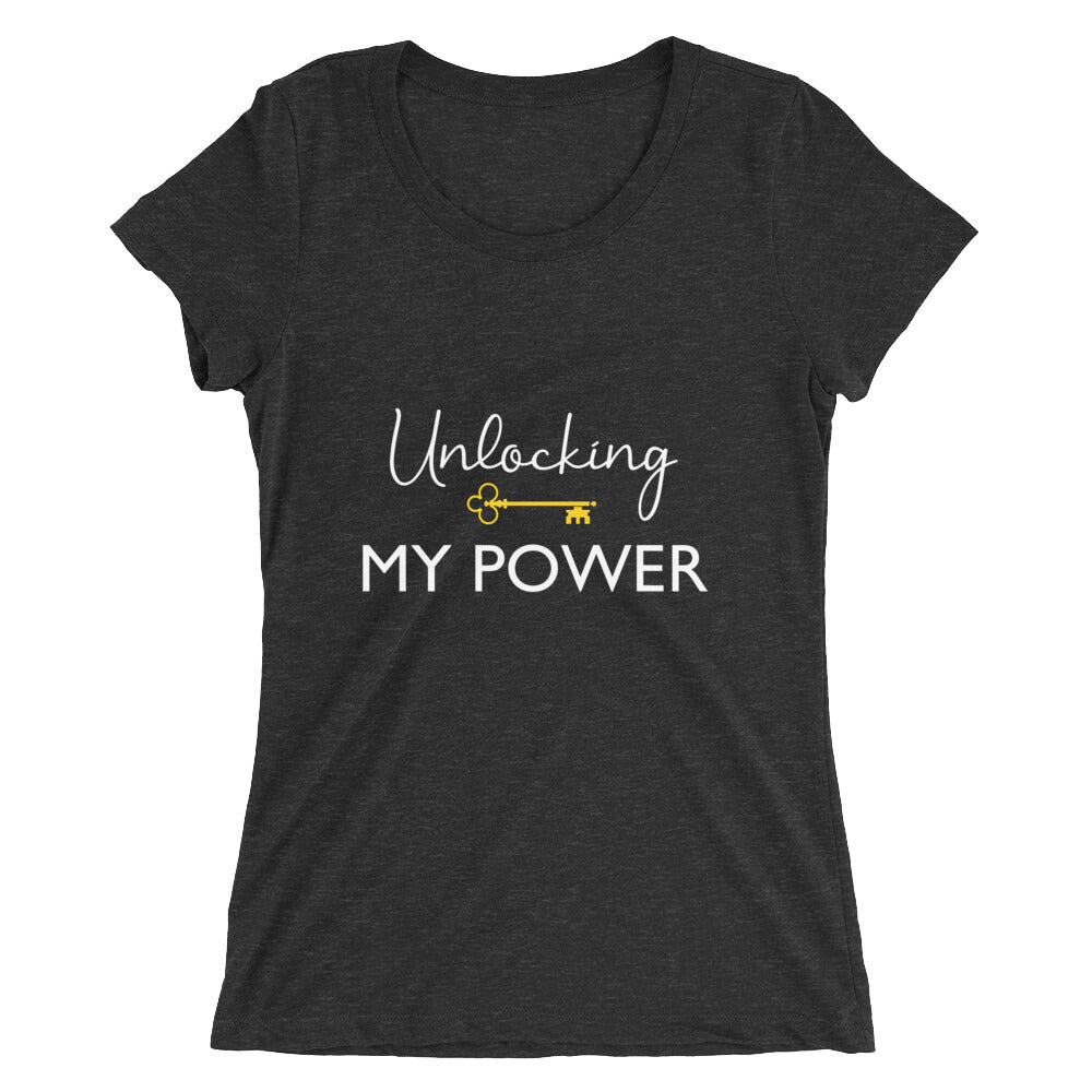 Unlocking MY POWER Ladies' short sleeve t-shirt