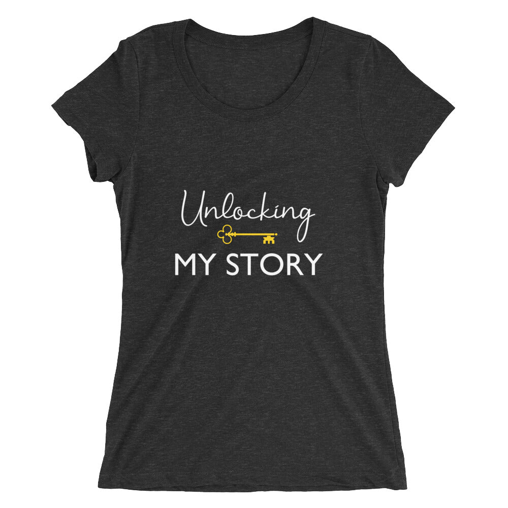 Unlocking MY STORY Ladies' short sleeve t-shirt